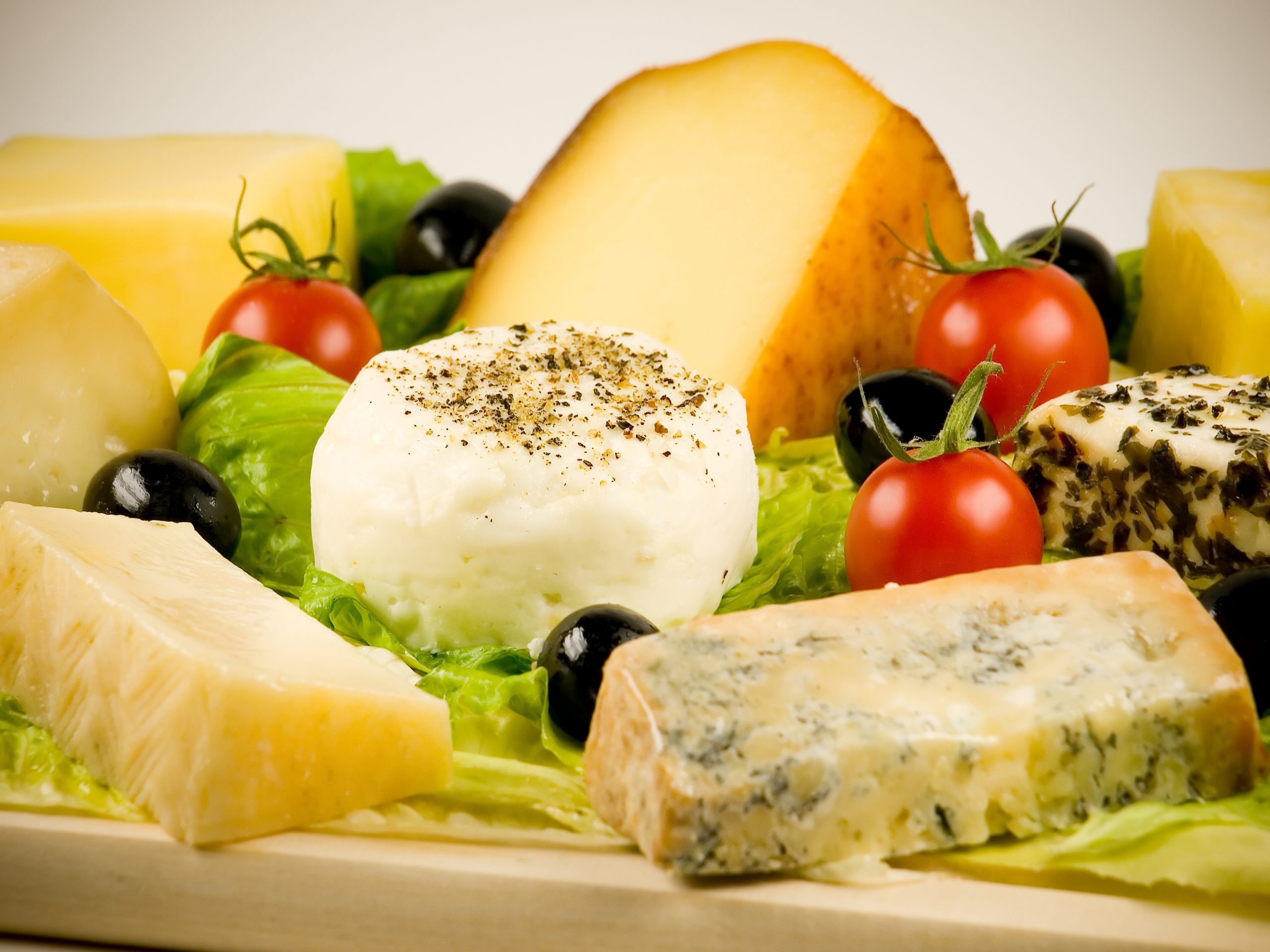 Quesos diferentes variedades – Different cheeses varieties Quesos